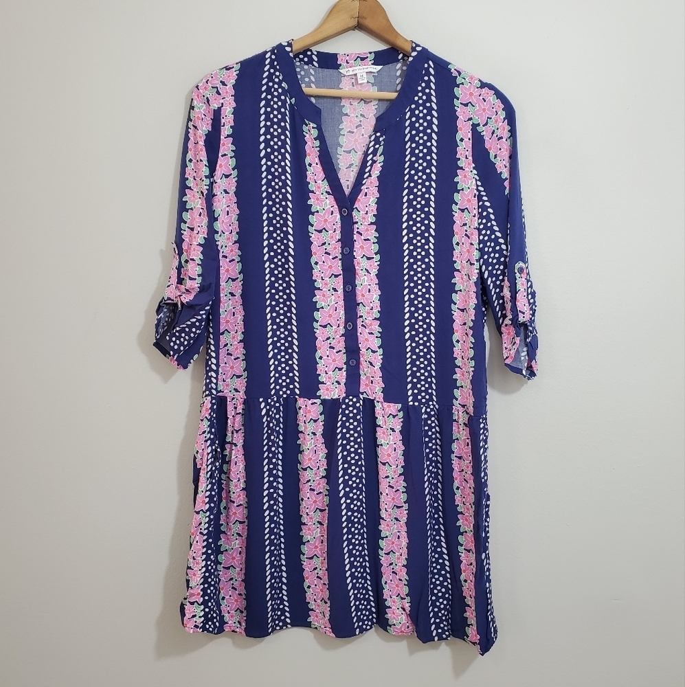 Southern Tide Eva Floral Print Dress